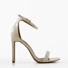 Sandale cu toc Layan Albe