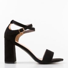 Sandale cu toc Lokka Negre