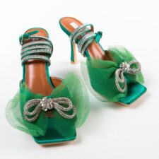 Sandale cu toc Lossa Verzi