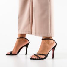 Sandale cu toc Lucrezia Negre