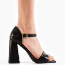 Sandale cu toc Mamen Negre