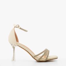 Sandale cu toc Masoro Albe