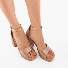 Sandale cu toc Mills Roz