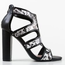 Sandale cu toc Mosley Negre