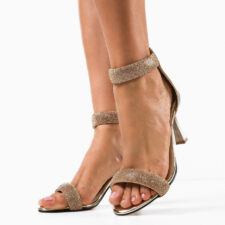 Sandale cu toc Nae Aurii