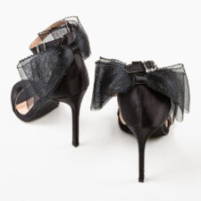 Sandale cu toc Narmer Negre