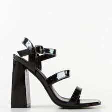 Sandale cu toc Neha Negre