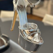 Sandale cu toc Olamide Argintii