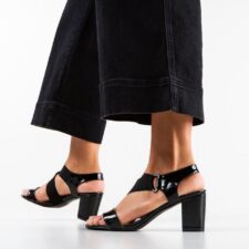 Sandale cu toc Olin Negre