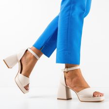 Sandale cu toc Orkan Bej