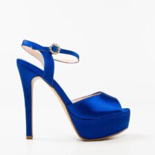 Sandale cu toc Oyibo Albastre