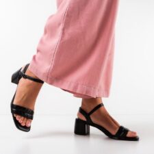 Sandale cu toc Patel Negre