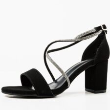 Sandale cu toc Pepper Negre