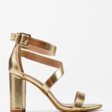 Sandale cu toc Philiber Aurii