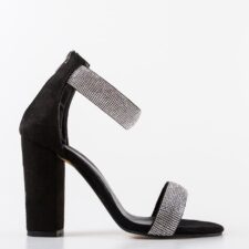 Sandale cu toc Ragada Negre 2