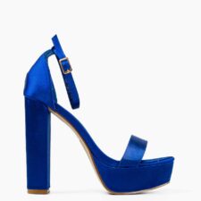 Sandale cu toc Rajesh Albastre