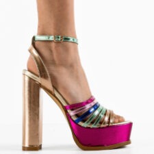 Sandale cu toc Rattey Multi