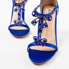 Sandale cu toc Sava Albastre