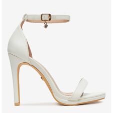 Sandale cu toc  Sintetic - Alb