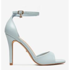 Sandale cu toc  Sintetic - Albastru