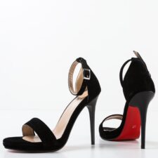 Sandale cu toc Solarik Negre