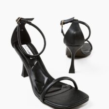 Sandale cu toc Sykes Negre