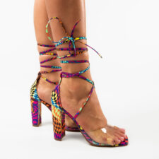 Sandale cu toc Tunis Multi