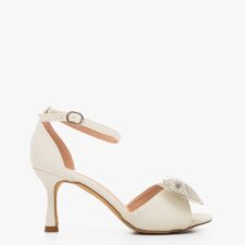 Sandale cu toc Ugrag Albe
