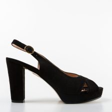 Sandale cu toc Wino Negre