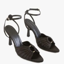 Sandale cu toc Yavay Negre