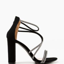 Sandale cu toc Yrector Negre