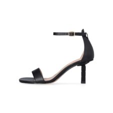 Sandale cu toc cu logo