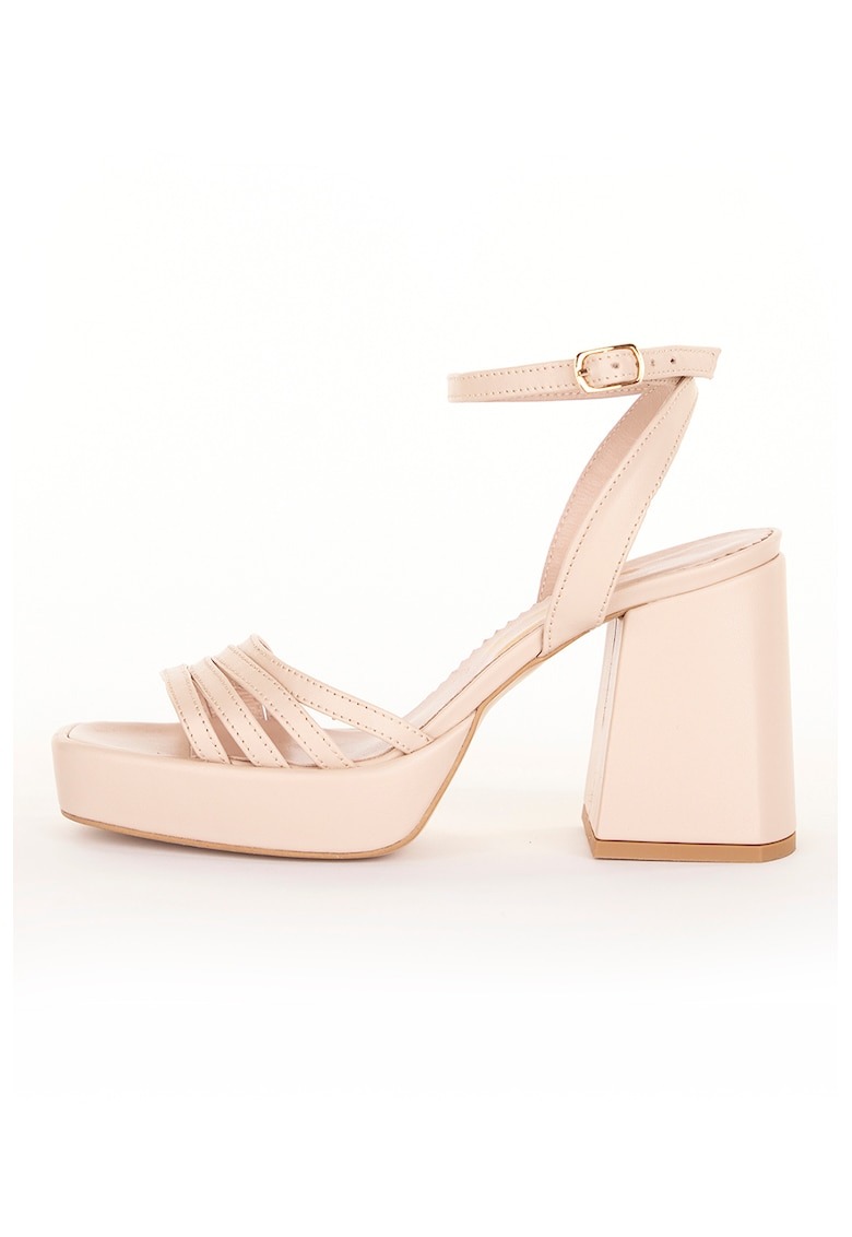 Sandale cu toc inalt Clarissa 1 Sandale cu toc inalt Clarissa