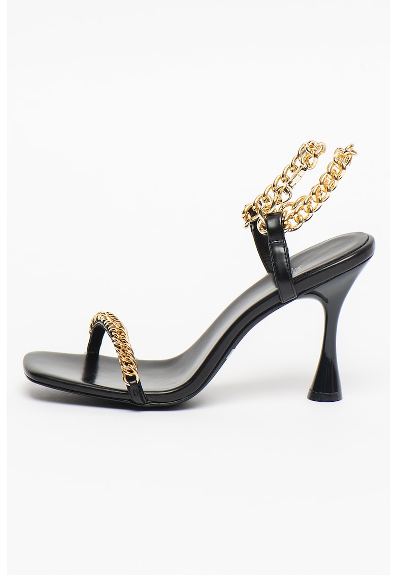 Sandale cu toc inalt si bareta lant Loyal-2ch 1 Sandale cu toc inalt si bareta lant Loyal-2ch
