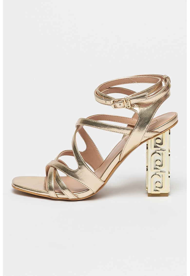 Sandale cu toc masiv Serena 1 Sandale cu toc masiv Serena