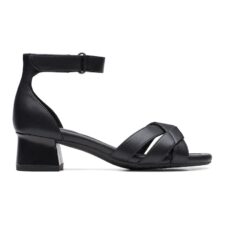 Sandale cu toc masiv si bareta pe glezna Desirae