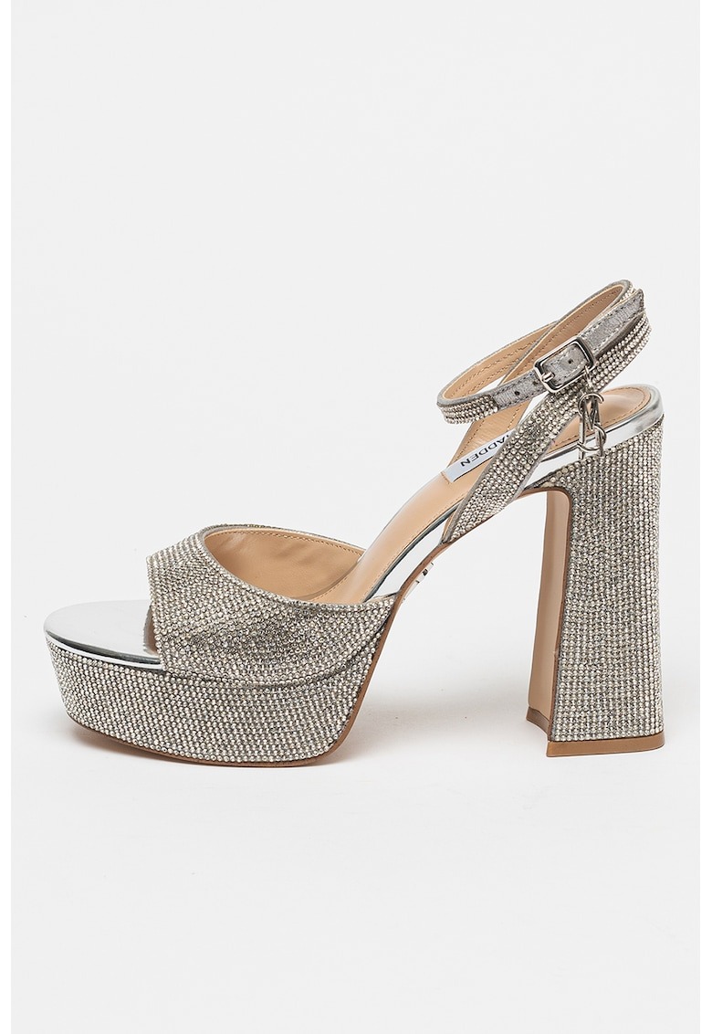 Sandale cu toc masiv si strasuri Transpire 1 Sandale cu toc masiv si strasuri Transpire