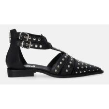 Sandale cu varf ascutit si fermoar