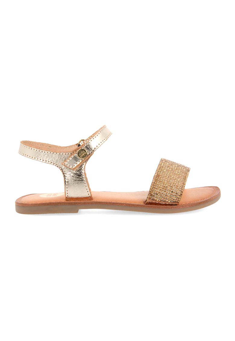 Sandale cu velcro decorate cu strasuri Gaeta 1 Sandale cu velcro decorate cu strasuri Gaeta