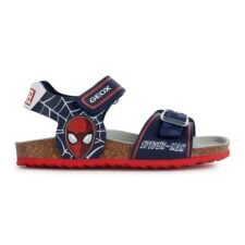 Sandale cu velcro si Spider Man