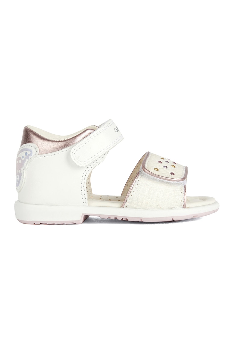 Sandale cu velcro si aplicatii de nituri 1 Sandale cu velcro si aplicatii de nituri