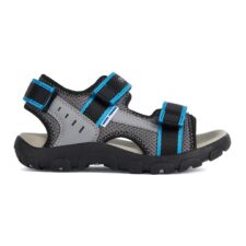 Sandale cu velcro si aspect contrastant