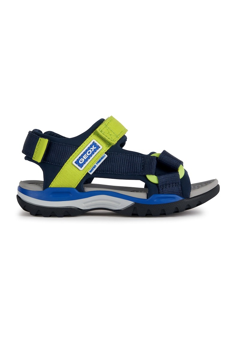 Sandale cu velcro si aspect contrastant Borealis 1 Sandale cu velcro si aspect contrastant Borealis