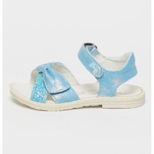 Sandale cu velcro si detalii stralucitoare