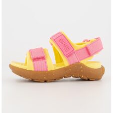 Sandale cu velcro si doua nuante