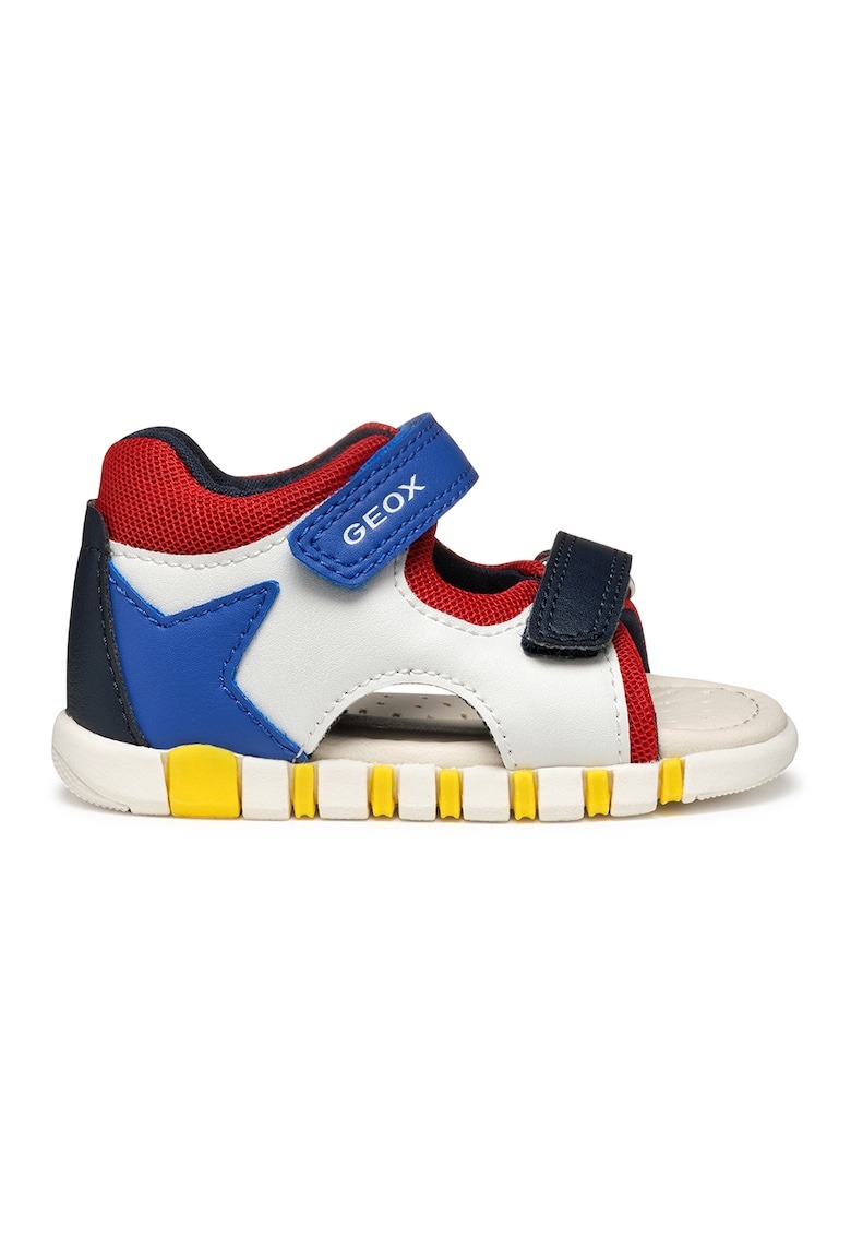 Sandale cu velcro si garnituri din piele ecologica 1 Sandale cu velcro si garnituri din piele ecologica