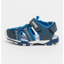 Sandale cu velcro si insertii de piele ecologica Maverick