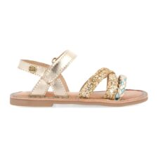 Sandale cu velcro si insertii stralucitoare Noma