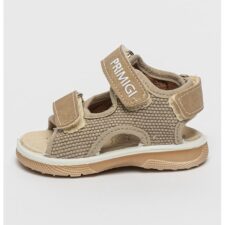 Sandale cu velcro si insertii textile