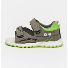 Sandale cu velcro si insertii textile Toby